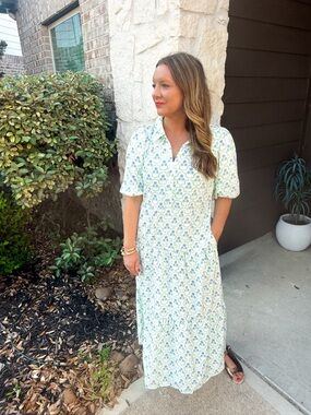 Mary Square Eloise Floral Midi Dress